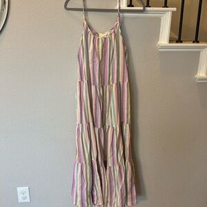 Maxi striped dress. Sz XXL